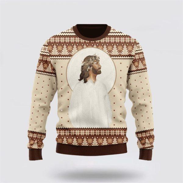 Christian Ugly Christmas Sweater, Elegant Vintage Christian Ugly Christmas Sweater, Religious Christmas Sweaters