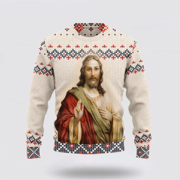 Christian Ugly Christmas Sweater, Holy Christian Ugly Christmas Sweater, Religious Christmas Sweaters