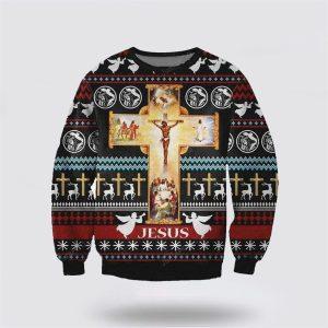 Christian Ugly Christmas Sweater, Jesus On The…