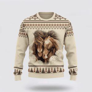 Christian Ugly Christmas Sweater Love Horse God Blessed Ugly Christmas Sweater Religious Christmas Sweaters 2 untkkl.jpg