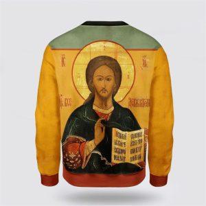 Christian Ugly Christmas Sweater, Orthodox Jesus Ugly…