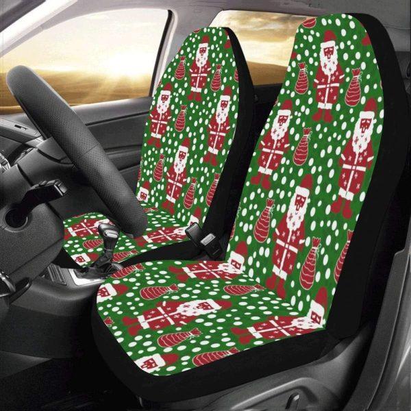 Christmas Car Seat Covers, A Christmas Full Of Gifts With Santa Claus Car Seat Covers