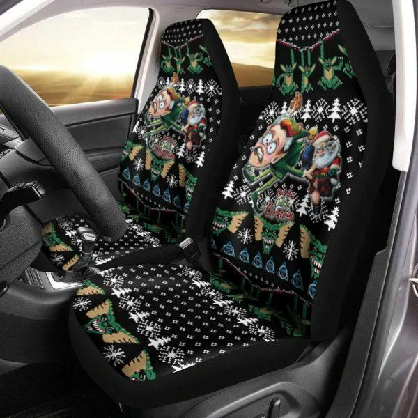 Christmas Car Seat Covers, Celtic Ugly Christmas Car Seat Covers Kick Ass Xmas Ho Ho Ho