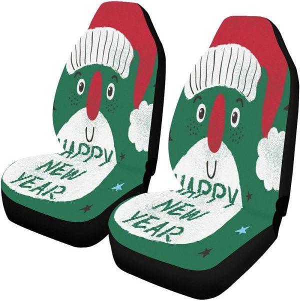 Christmas Car Seat Covers, Happy New Year Car Seat Covers