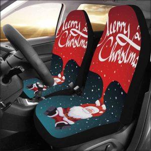 Christmas Car Seat Covers, Merry Christmas Santa…