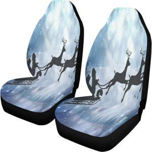 Christmas Car Seat Covers Santa Claus And His Flying Reindeer Car Seat Covers 2 p03irb.jpg