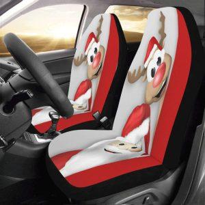 Christmas Car Seat Covers Santa Claus And The Red Nosed Reindeer Car Seat Covers 1 kzmwtj.jpg