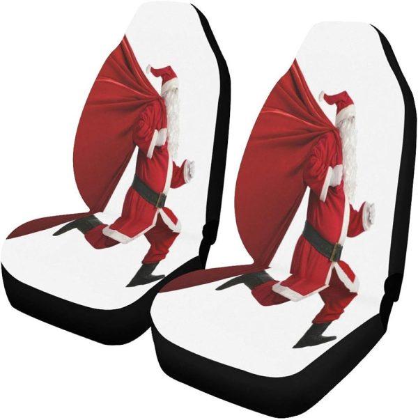 Christmas Car Seat Covers, Santa Claus Brings Joy To All Car Seat Covers
