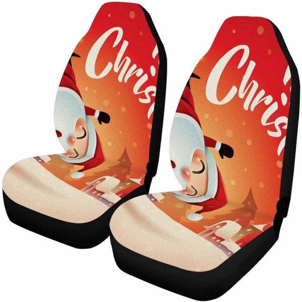 Christmas Car Seat Covers, Santa Claus Funny Car Seat Covers