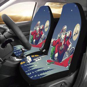 Christmas Car Seat Covers, Santa Claus Is…