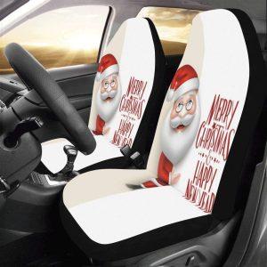 Christmas Car Seat Covers, Santa Claus Merry…