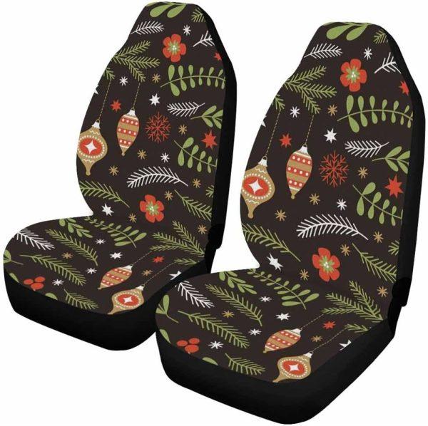 Christmas Car Seat Covers, Sparkling Onaments For The Tree Car Seat Covers