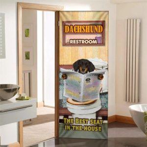 Christmas Door Cover, A Dachshund Rest Room…