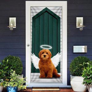Christmas Door Cover Angel Goldendoodle Dog Door Cover Christmas Gift For Dog Lover 2 wuhruz.jpg