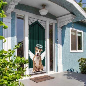 Christmas Door Cover Angel Pit Bull Dog Door Cover Christmas Gift For Dog Lover 3 d979yb.jpg
