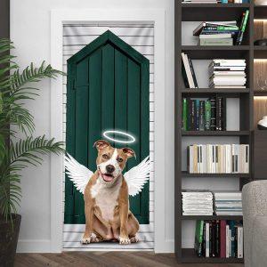 Christmas Door Cover Angel Pit Bull Dog Door Cover Christmas Gift For Dog Lover 4 lfat9x.jpg