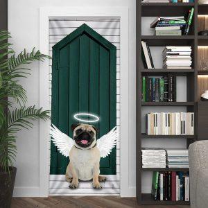 Christmas Door Cover Angel Pug Dog Door Cover Christmas Gift For Dog Lover 4 sszycg.jpg