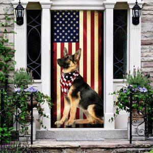 Christmas Door Cover Beautiful German Shepherd Door Cover Christmas Gift For Dog Lover 3 cmzmma.jpg