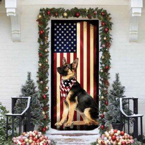 Christmas Door Cover Beautiful German Shepherd Door Cover Christmas Gift For Dog Lover 4 yjj5og.jpg
