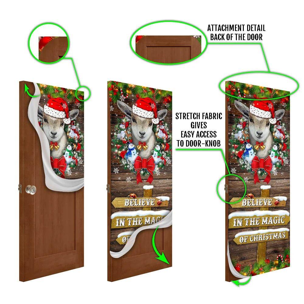 Christmas Door Cover, Believe In The Magic Of Christmas Door Cover Christmas Door Cover, Believe In The Magic Of Christmas Door Cover