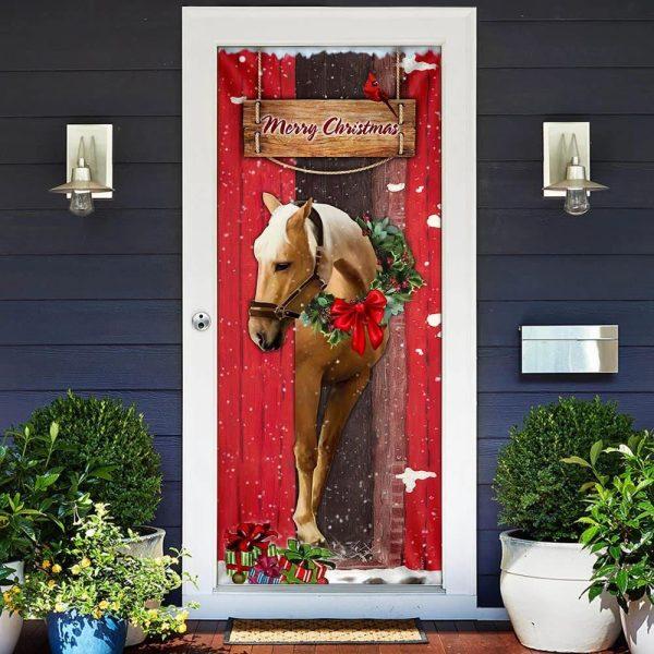 Christmas Door Cover, Christmas Horse Door Cover, Xmas Door Covers, Christmas Door Coverings