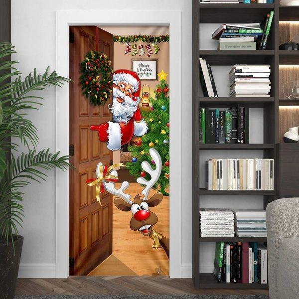 Christmas Door Cover, Christmas Is Coming Door Cover, Xmas Door Covers, Christmas Door Coverings