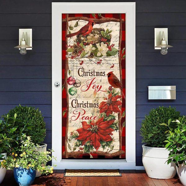 Christmas Door Cover, Christmas Joy Christmas Peace Door Cover, Xmas Door Covers, Christmas Door Coverings