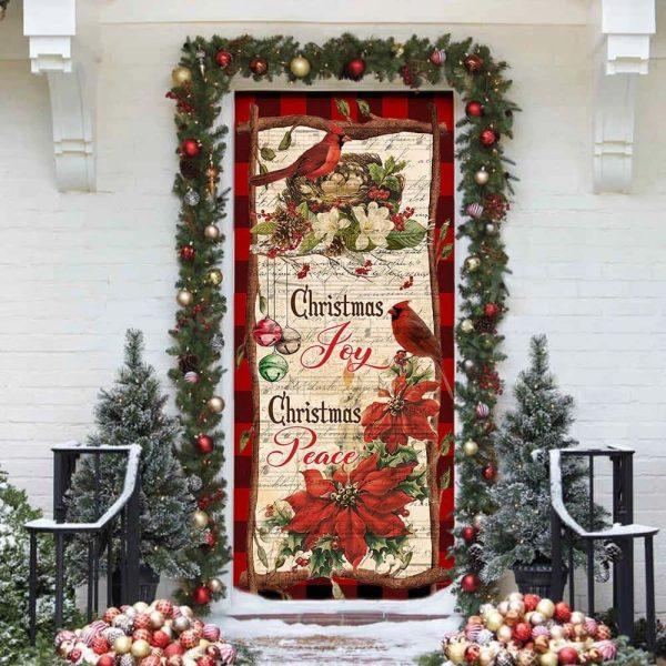 Christmas Door Cover, Christmas Joy Christmas Peace Door Cover, Xmas Door Covers, Christmas Door Coverings
