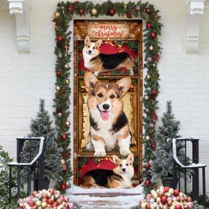 Christmas Door Cover Corgi Christmas Door Cover Gift For Corgi Lover 4 ptawwe.jpg