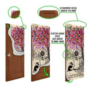 Christmas Door Cover Dog And She Lived Happily Ever After Dog Lover Door Cover Christmas Gift For Dog Lover 5 bj5bxb.jpg