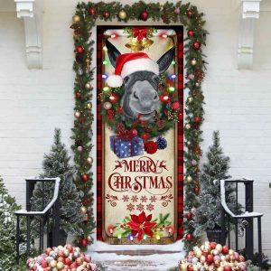 Christmas Door Cover Farm Cattle Donkey Merry Christmas Door Cover Xmas Door Covers Christmas Door Coverings 2 zuijge.jpg