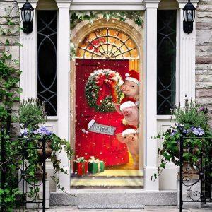 Christmas Door Cover Farmhouse Pig Christmas Door Cover Xmas Door Covers Christmas Door Coverings 1 gtrhgu.jpg