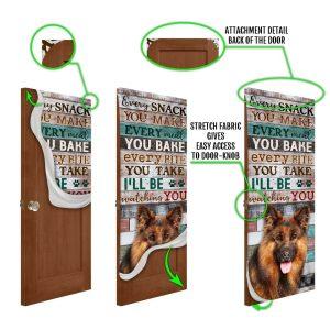 Christmas Door Cover German Shepherd Every Snack You Make I ll Be Watching You Door Cover Christmas Gift For Dog Lover 5 achkdp.jpg
