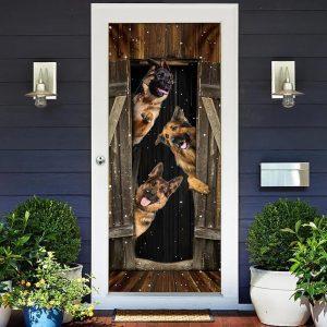 Christmas Door Cover German Shepherd Happy Farmhouse Door Cover Christmas Gift For Dog Lover 2 hz094o.jpg