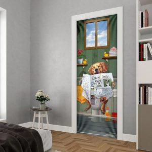 Christmas Door Cover Golden Retriever Bathroom Door Cover Christmas Gift For Dog Lover 3 ehsdth.jpg