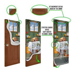 Christmas Door Cover Golden Retriever Bathroom Door Cover Christmas Gift For Dog Lover 5 duoxtu.jpg