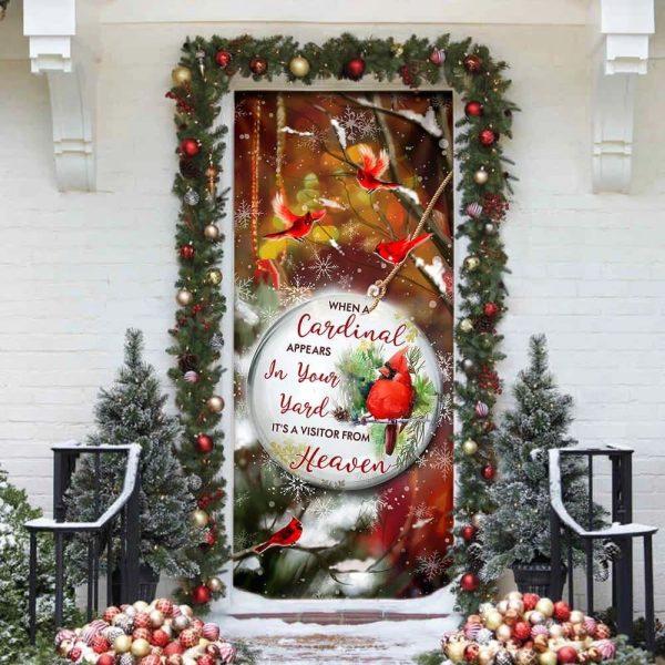 Christmas Door Cover, Heaven In Our Home Door Cover, Xmas Door Covers, Christmas Door Coverings