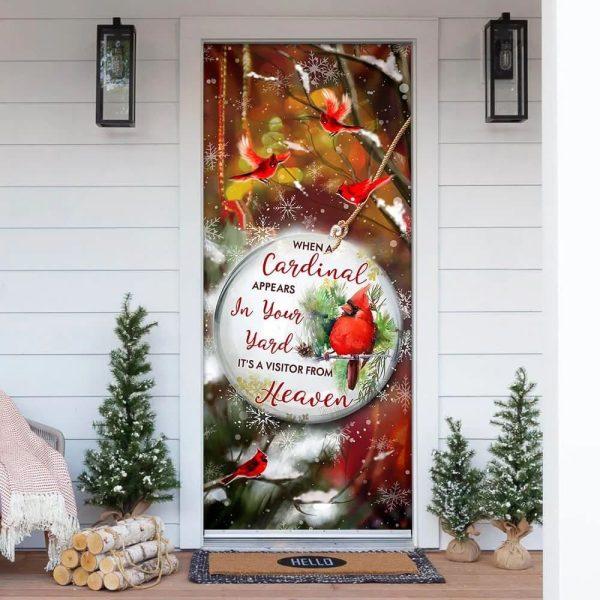 Christmas Door Cover, Heaven In Our Home Door Cover, Xmas Door Covers, Christmas Door Coverings