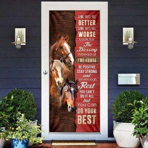 Christmas Door Cover Horse Some Days Are Better Door Cover Christmas Day Xmas Door Covers Christmas Door Coverings 2 edooxi.jpg