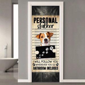 Christmas Door Cover Jack Russell Terrier I Will Follow You Wherever You Go Bathroom Included Door Cover Christmas Gift For Dog Lover 2 nxdmnt.jpg