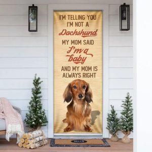 Christmas Door Cover, My Mom Said I’m…