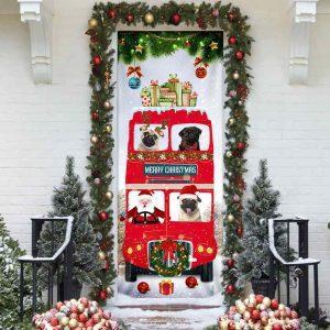 Christmas Door Cover Pugs Christmas Bus Door Cover Housewarming Gifts 3 uxyong.jpg