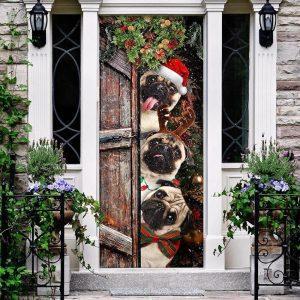 Christmas Door Cover Pugs Door Cover Xmas Outdoor Decoration Housewarming Gifts 3 h0dnf9.jpg