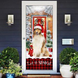 Christmas Door Cover Rough Collie Mery Christmas Door Cover 1 let8fu.jpg