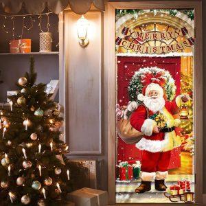 Christmas Door Cover Santa Claus Christmas Door cover Home Decor 1 qznmwn.jpg