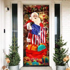 Christmas Door Cover Santa Laughing Door Cover American Christmas Door Cover 2 hpm9kw.jpg