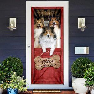 Christmas Door Cover ShetlAnd Sheepdog Sheltie We Are Family Door Cover Christmas Gift For Dog Lover 2 drtxbq.jpg