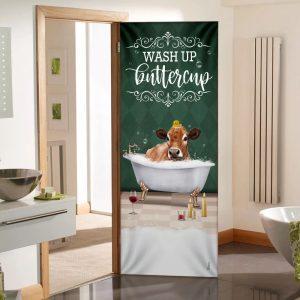 Christmas Door Cover, Wash Up Buttercup Cow…