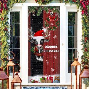 Christmas Farm Decor, Christmas Farm Door Cover…