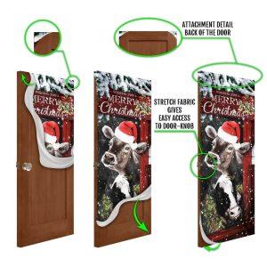Christmas Farm Decor Cow Cattle Door Cover Merry Christmas Door Cover Cow Lover Gifts 4 si8lgj.jpg